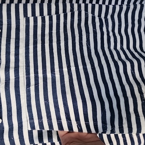 JACK & Missy blue white striped swim cover up medium large resort wear - Picture 5 of 7